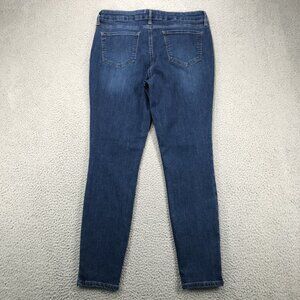 NYDJ Jeans Womens Size 10 Skinny High‎ Rise Lift Tuck Stretch Medium Wash Denim